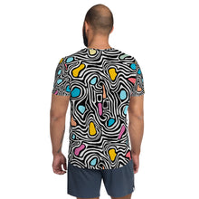 Load image into Gallery viewer, Neon Swirl Athletic T-shirt