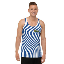 Load image into Gallery viewer, Blue Swirl Tank Top