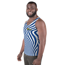 Load image into Gallery viewer, Blue Swirl Tank Top