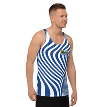 Load image into Gallery viewer, Blue Swirl Tank Top