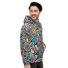 Load image into Gallery viewer, Neon Swirl Unisex Hoodie