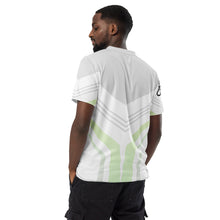 Load image into Gallery viewer, Grey/Green unisex sports jersey