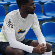 Load image into Gallery viewer, Grey/Green unisex sports jersey