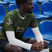 Load image into Gallery viewer, Green unisex sports jersey