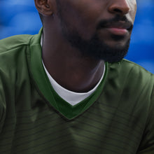 Load image into Gallery viewer, Green unisex sports jersey