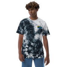 Load image into Gallery viewer, Oversized tie-dye t-shirt Embroidered Logo