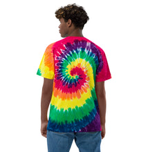 Load image into Gallery viewer, Oversized tie-dye t-shirt Embroidered Logo