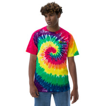 Load image into Gallery viewer, Oversized tie-dye t-shirt Embroidered Logo