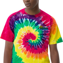 Load image into Gallery viewer, Oversized tie-dye t-shirt Embroidered Logo