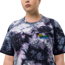 Load image into Gallery viewer, Oversized tie-dye t-shirt Embroidered Logo