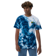 Load image into Gallery viewer, Oversized tie-dye t-shirt Embroidered Logo