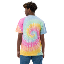 Load image into Gallery viewer, Oversized tie-dye t-shirt Embroidered Logo
