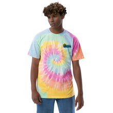 Load image into Gallery viewer, Oversized tie-dye t-shirt Embroidered Logo