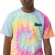 Load image into Gallery viewer, Oversized tie-dye t-shirt Embroidered Logo