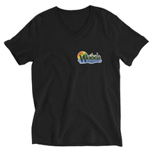 Load image into Gallery viewer, Shirt - V-Neck Rainbow Logo
