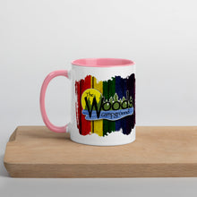Load image into Gallery viewer, Camp Cup with Rainbow Woods Logo