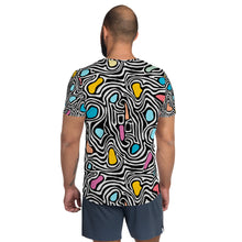 Load image into Gallery viewer, Neon Swirl Athletic T-shirt
