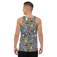 Load image into Gallery viewer, Unisex Neon Swirl Tank Top
