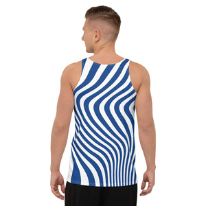 Blue Swirl Tank Top