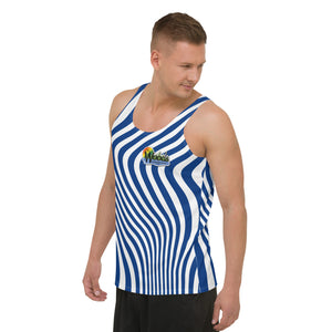 Blue Swirl Tank Top