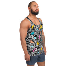 Load image into Gallery viewer, Unisex Neon Swirl Tank Top
