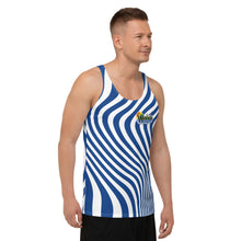 Load image into Gallery viewer, Blue Swirl Tank Top
