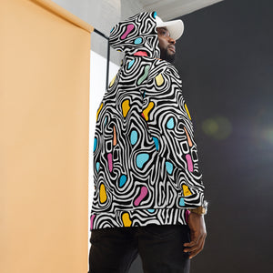 Neon Swirl Unisex Hoodie