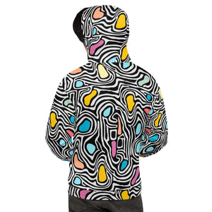 Neon Swirl Unisex Hoodie