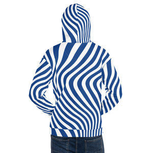 Blue Swirl Unisex Hoodie