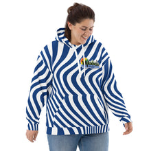 Load image into Gallery viewer, Blue Swirl Unisex Hoodie
