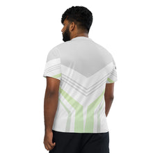 Load image into Gallery viewer, Grey/Green unisex sports jersey
