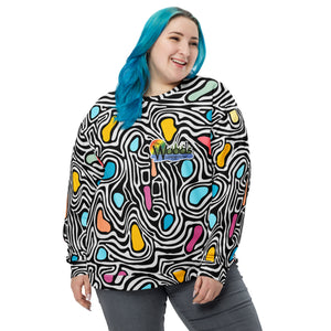 Neon Swirl Unisex Sweatshirt