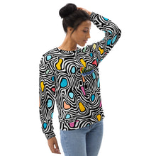Load image into Gallery viewer, Neon Swirl Unisex Sweatshirt
