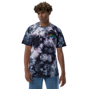 Oversized tie-dye t-shirt Embroidered Logo