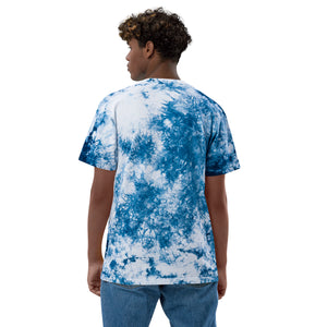 Oversized tie-dye t-shirt Embroidered Logo