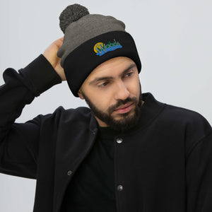 Pom-Pom Woods Beanie