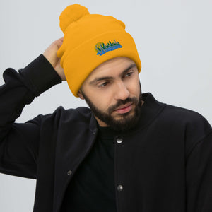 Pom-Pom Woods Beanie