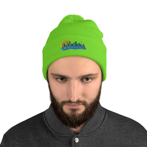 Pom-Pom Woods Beanie