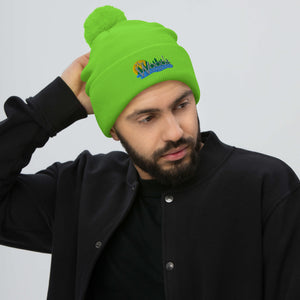 Pom-Pom Woods Beanie