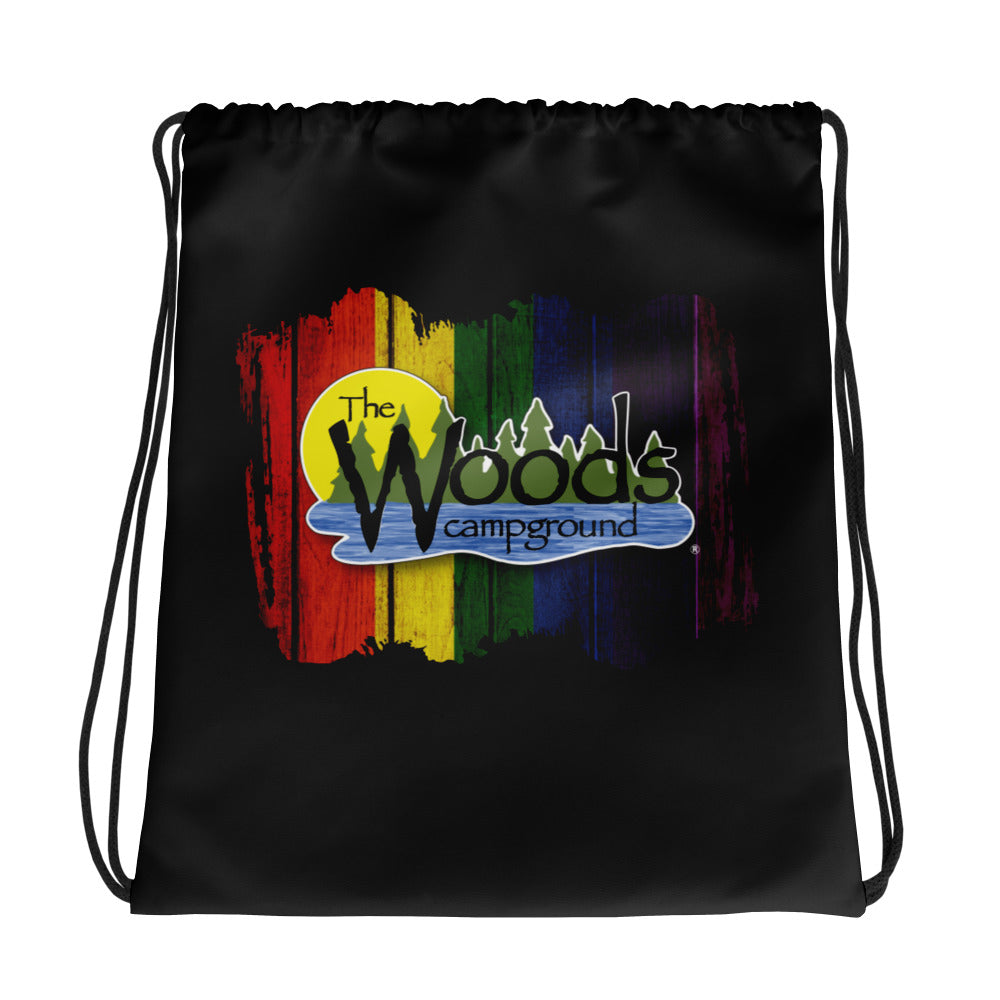 Woods Rainbow Drawstring bag