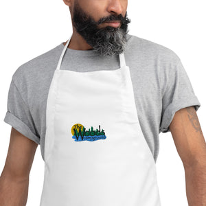 Woods Embroidered Apron