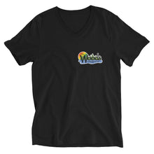 Load image into Gallery viewer, Shirt -  V-Neck Rainbow Logo
